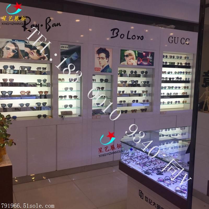 广东太阳镜展示柜台眼镜店 云浮市专卖店眼镜立式展柜 