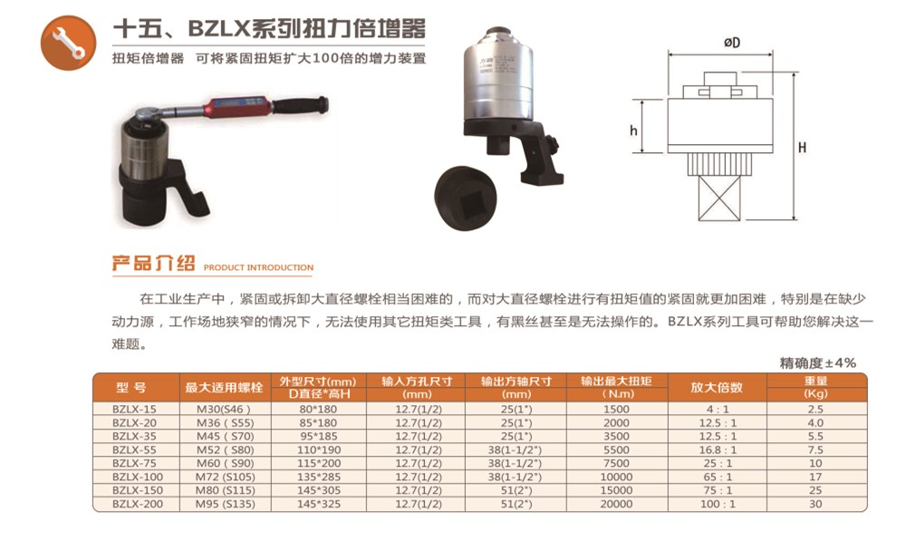 力响扭力扳手倍力器扭矩放大器螺栓倍增器省