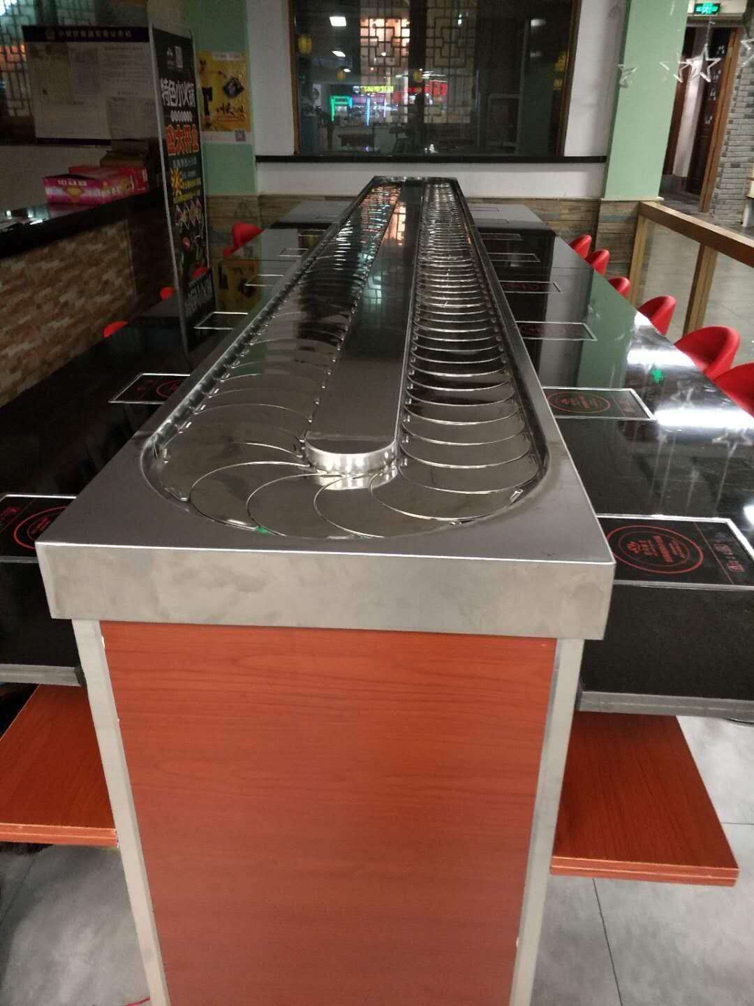 旋转小火锅设备全套回转火锅设备旋转火锅