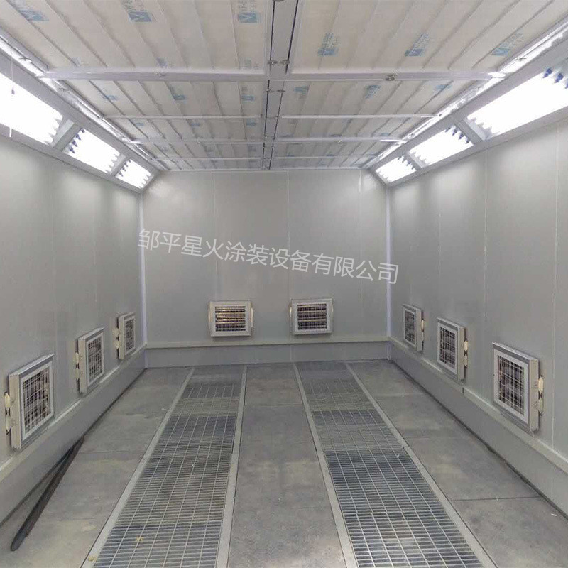 山东星火汽车喷烤漆房 电加热节能烤漆房
