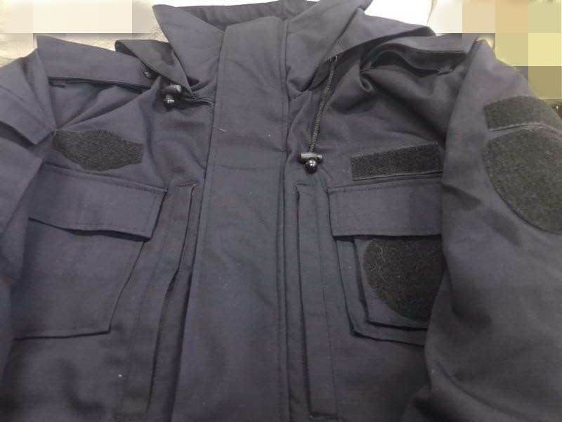 特警棉大衣 冬执勤棉服产品