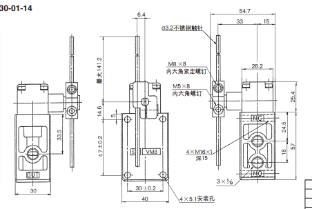 SMC3通机控阀VM830-F01-14规格参数