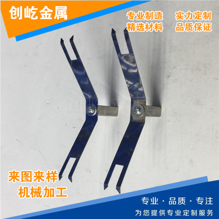 插孔圆棒攻牙加工治具  方孔卡扣固定方管