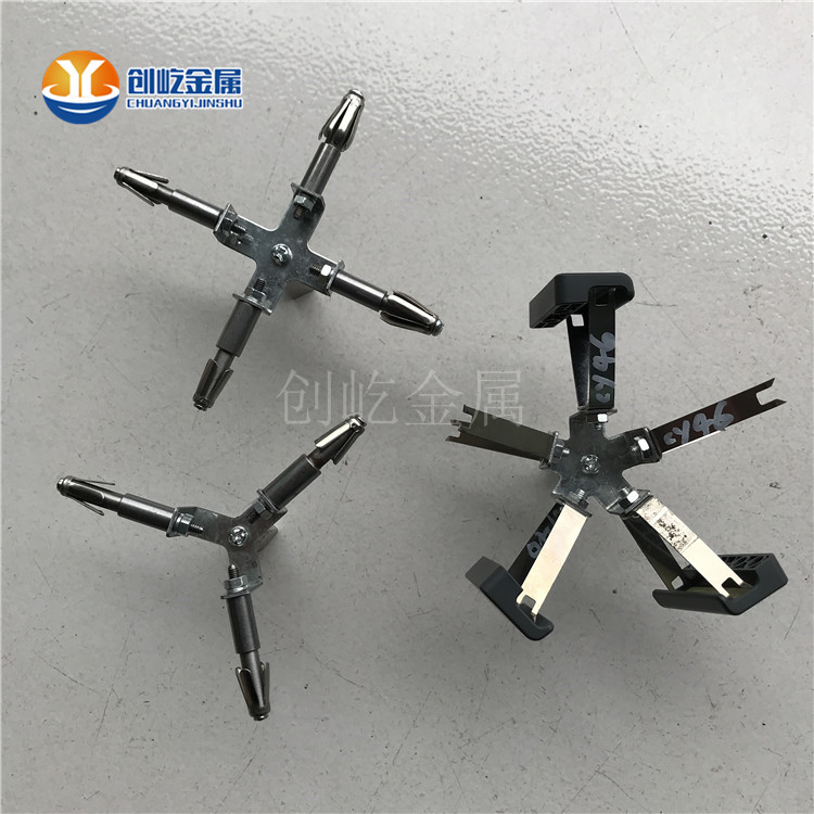 不锈钢挂具 喷油五金夹具弹片