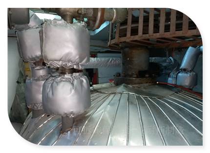蒸汽管道可拆卸式软体保温套硫化机保温包