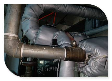 排气管软保温衣硫化机可拆卸式软质保温套