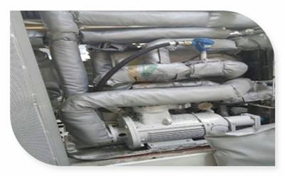 可拆卸式蒸汽阀门保温夹套可拆卸式排气管软保温
