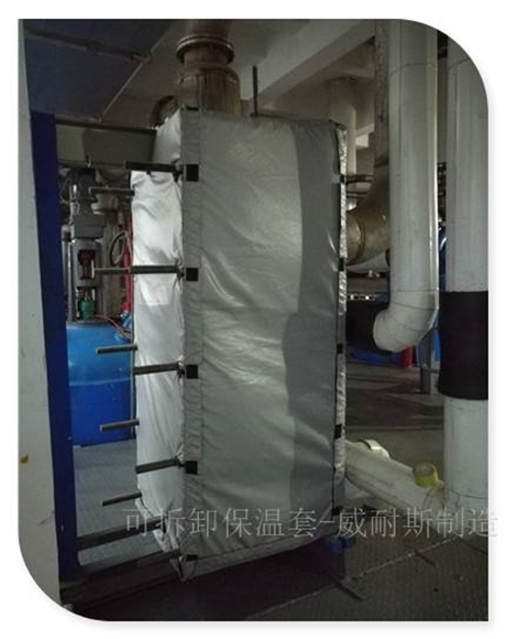 可拆卸式排气管保温罩硫化机可拆卸式保温套服务好