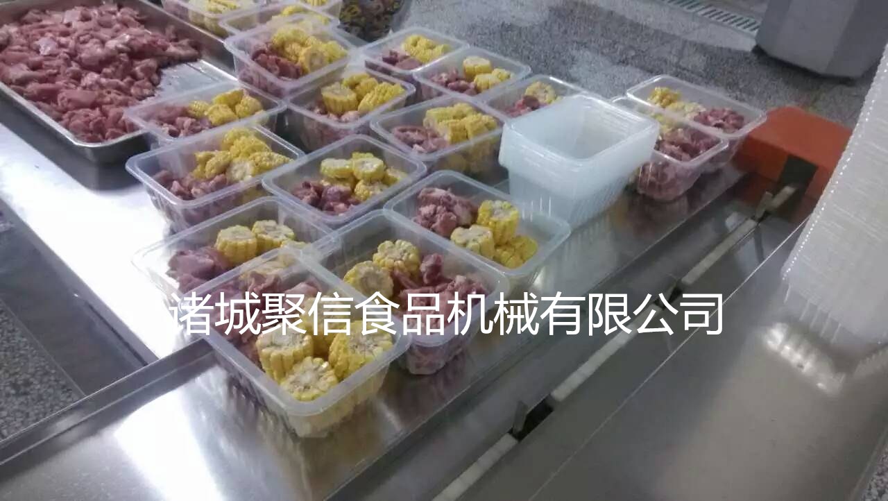 鲜玉米、家禽鱼类盒式气调包装机、盒式保鲜