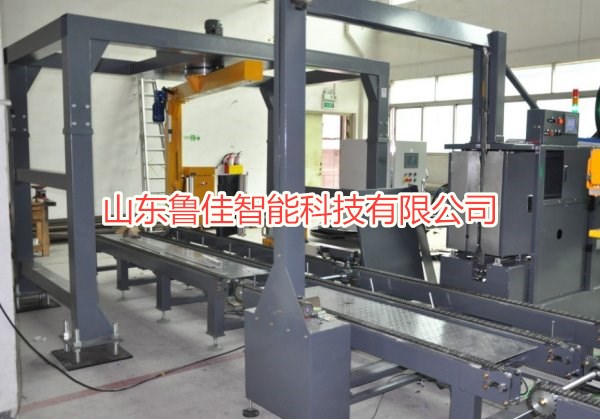 自动打包缠膜包装流水线设备，山东鲁佳专业
