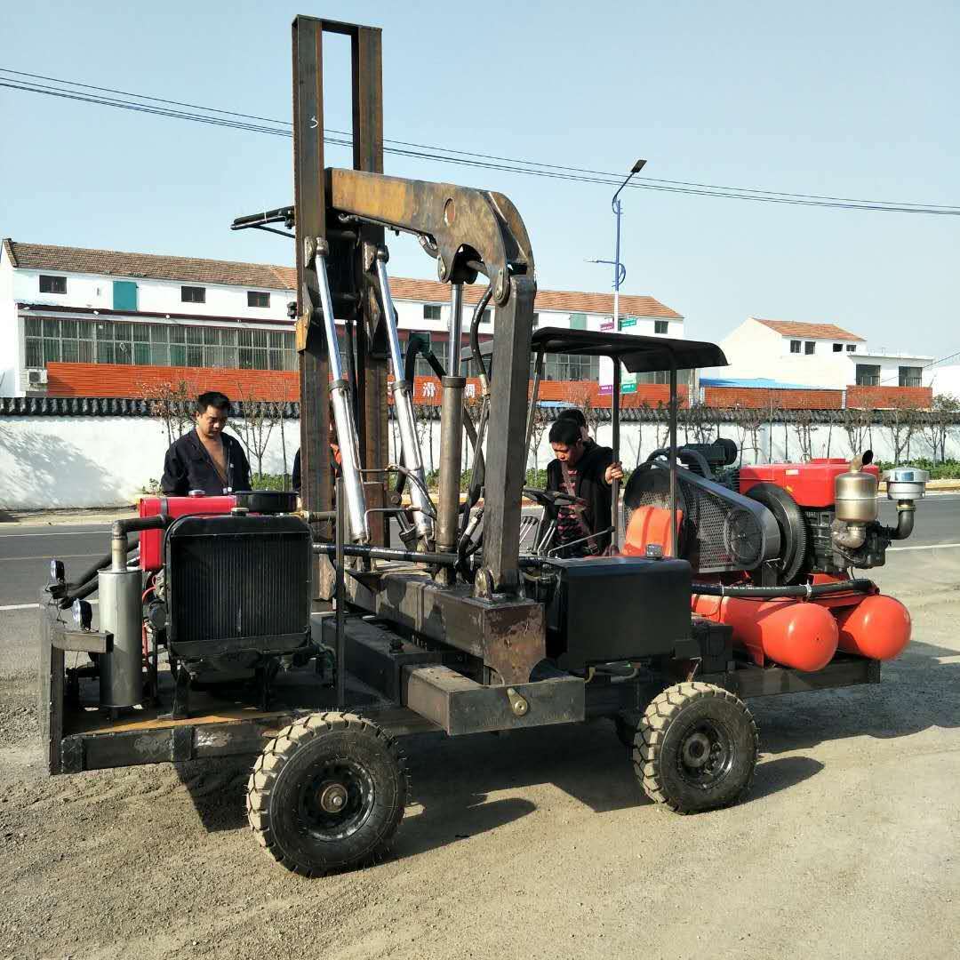 单杠高速液压护栏打桩机小四轮打桩机厂家