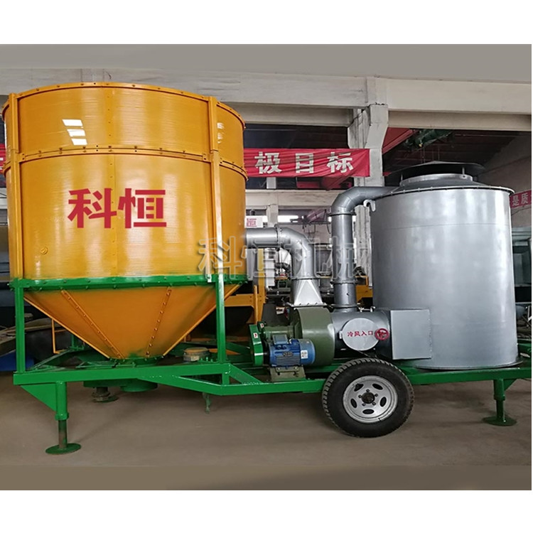 小型移动粮食烘干机工作的原理