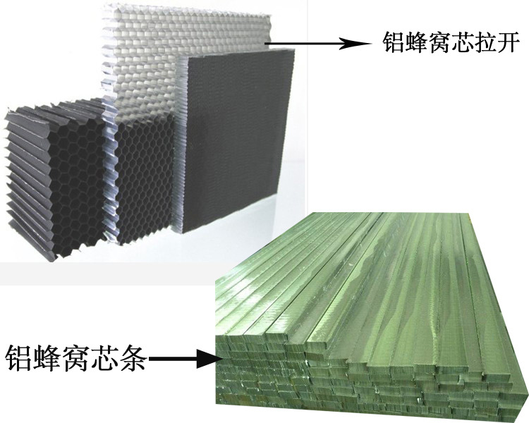 厂家生产大量铝蜂窝芯条用作于木门填充