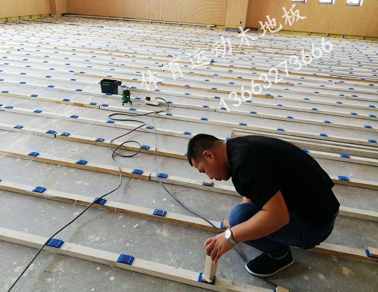 舞台地板 舞蹈室木地板专业安装