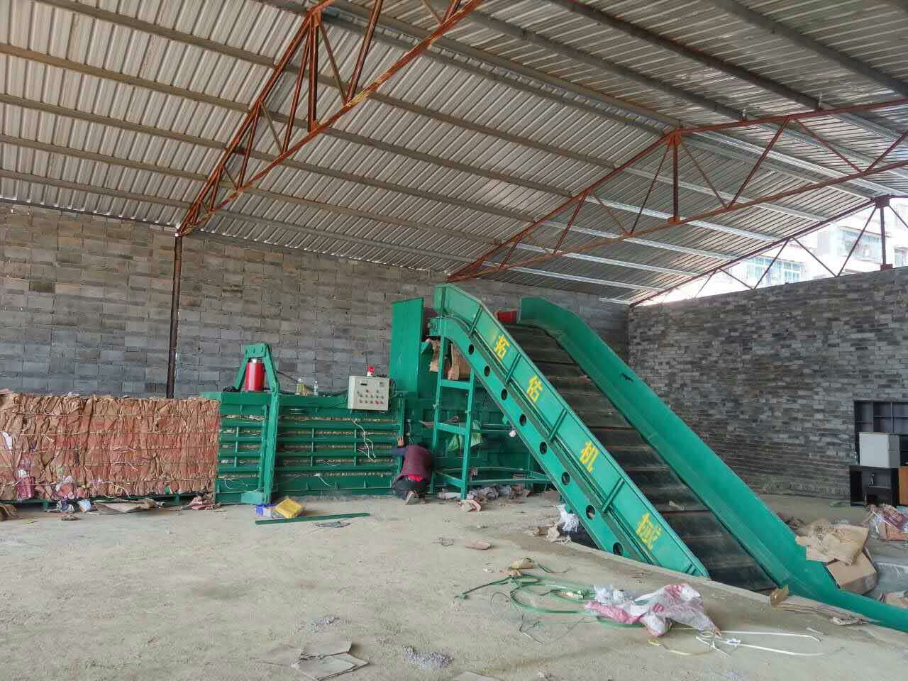 加固型全自动纸片塑料卧式液压打包机
