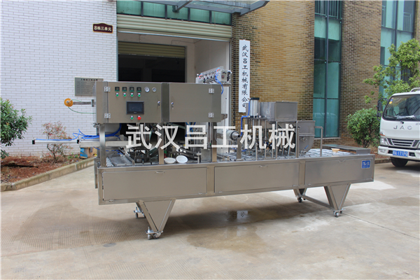 全自动快餐盒米饭封口机 塑料盒装简餐封口