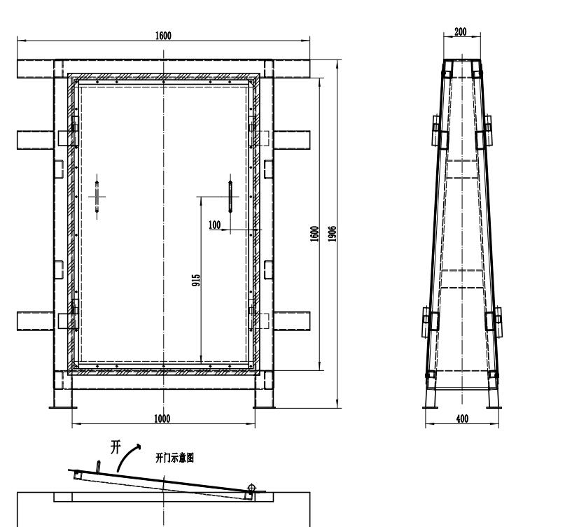 煤矿防突风门MFT矿用防突风门加工定做上