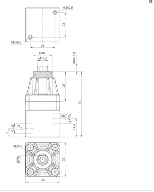 德国原装进口：AVENTICS压力控制阀芯，隔膜阀