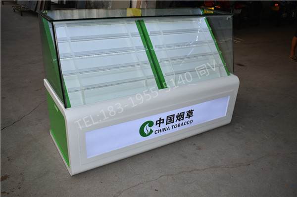 摆烟柜子图片山东日照白酒货架礼品柜设计制作