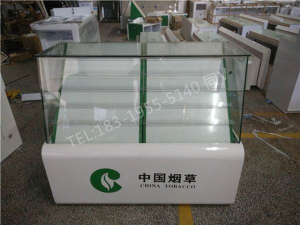 玻璃烟柜图片大全广东潮州烟酒专卖店展示柜密度板烤漆