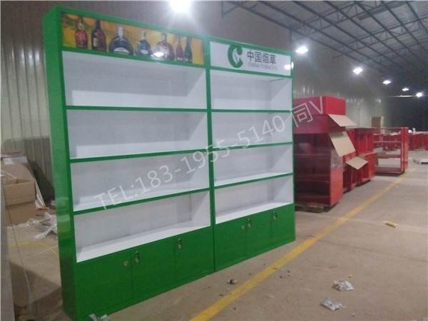 山东德州烟酒陈列柜香烟展示柜构造组合