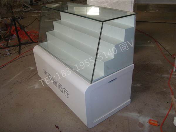 摆烟柜子图片山东日照白酒货架礼品柜设计制作