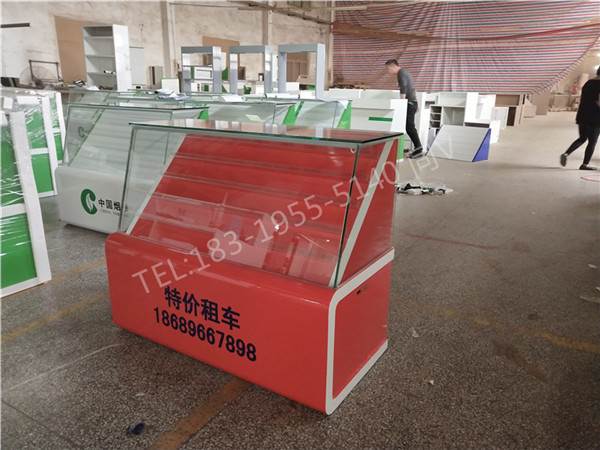 好看小烟柜广东揭阳烟酒专柜亮光烤漆