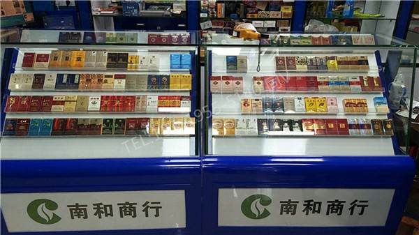 玻璃烟柜图片大全广东潮州烟酒专卖店展示柜密度板烤漆