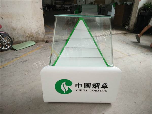 玻璃烟柜图片大全广东潮州烟酒专卖店展示柜密度板烤漆