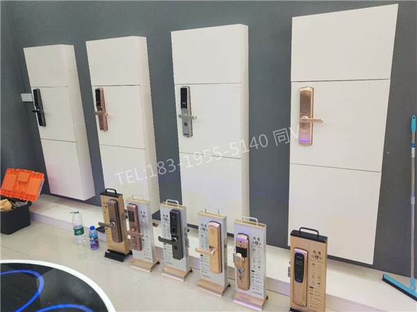宣城郎溪哪里可以批发便宜的烤漆锁柜创维指纹锁架展示架