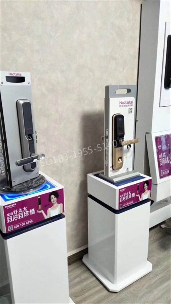 郴州资兴哪里有专业的厂家做柜台慧硕科技木锁架展示柜