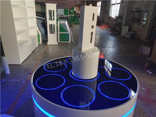 齐齐哈尔铁锋哪里有卖商场柜台的厂家长视智能指纹锁锁架展示柜