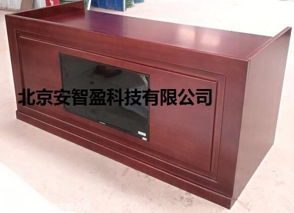 木质审讯桌详细参数/审讯桌带显示器