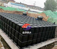 天津滨海地埋式箱泵一体化有效容积300立方顺利竣工