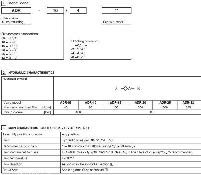 多种规格可选阿托斯止回阀 