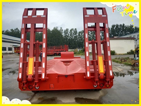 抽拉式低平板半挂车 库存现车价格销售