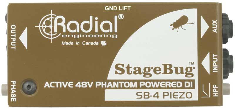 Radial SB-4 立体声有源DI直插盒批发零售 隔离变压器 消除接地回