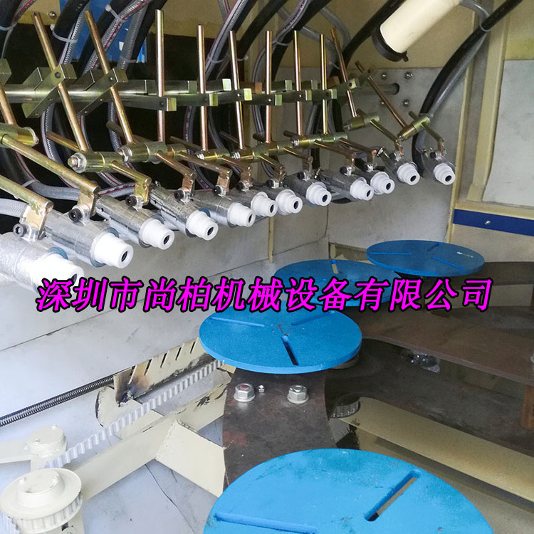 深圳源头厂直销电饭锅内胆转盘式自动喷砂机