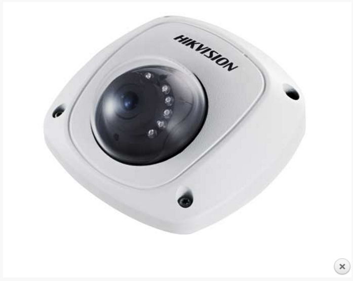 海康威视红外半球型车载摄像机 AE-VC211T-IRS