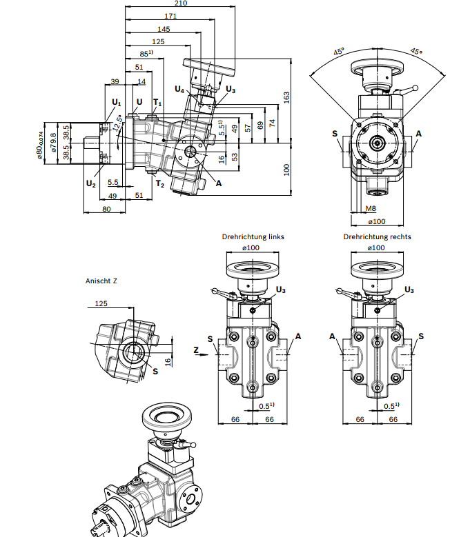 指导手册，德国力士乐计量泵/开式回路R902186115