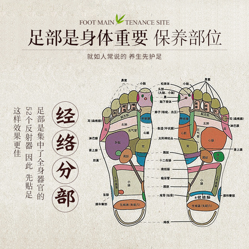 形象美温和舒缓足贴 去疲劳改善睡眠轻薄贴