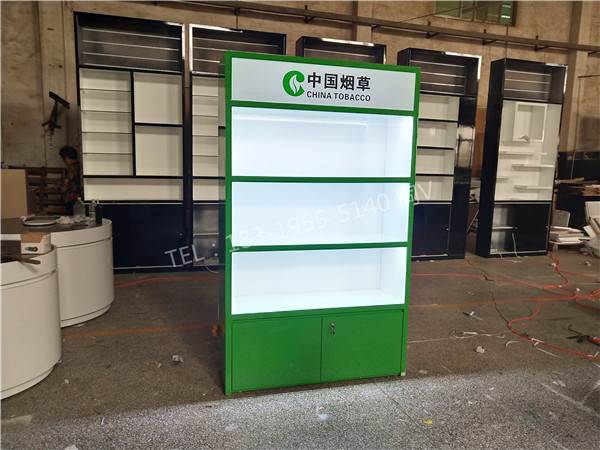 山东德州烟酒陈列柜香烟展示柜构造组合