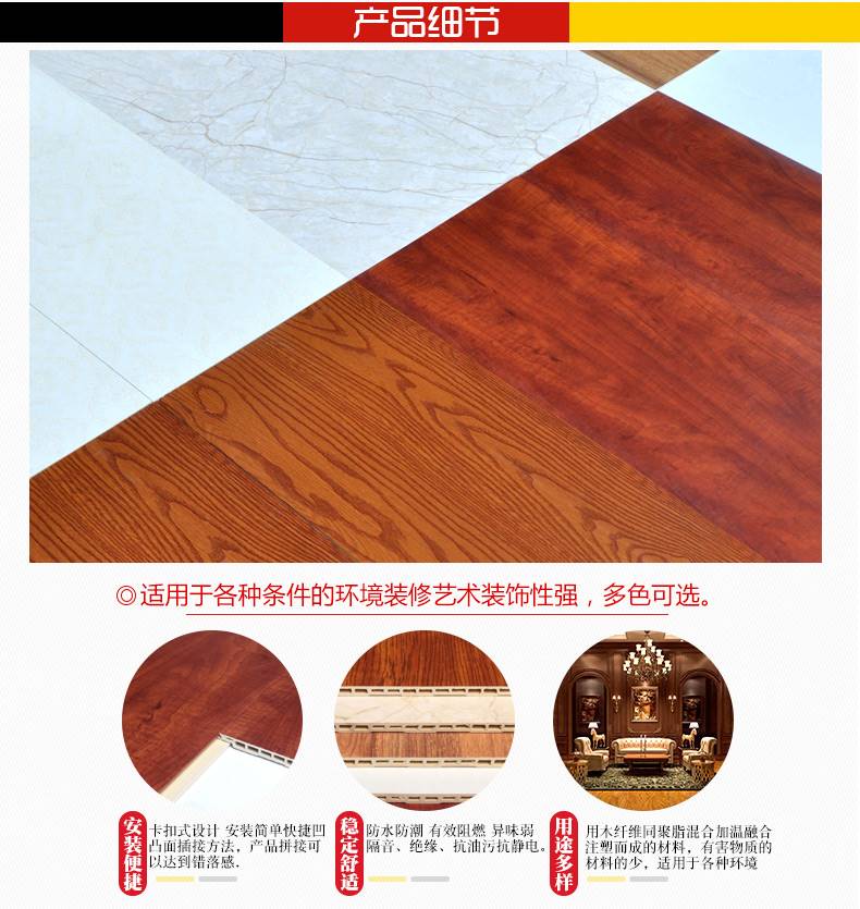亳州集成墙板厂家竹木纤维护墙板价格