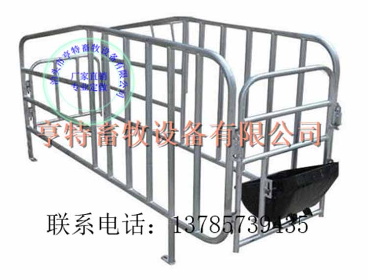 养猪定位栏带复合漏粪板猪用限位栏
