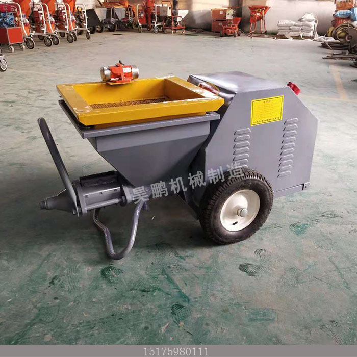 砂浆喷涂机工地施工效果总结