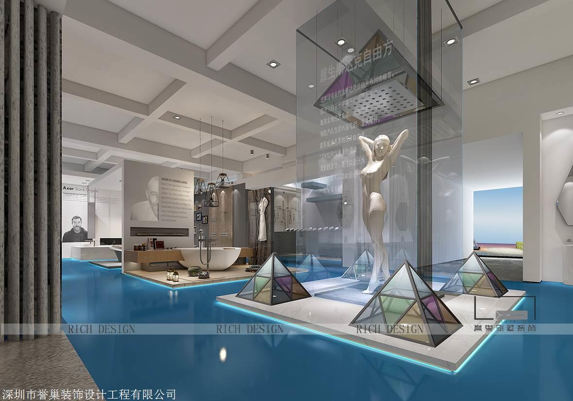 誉别墅装饰 曼嘉卫浴旗舰店 工装效果图