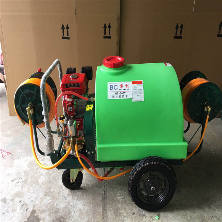 手推式打药车  移动方便  高空喷射