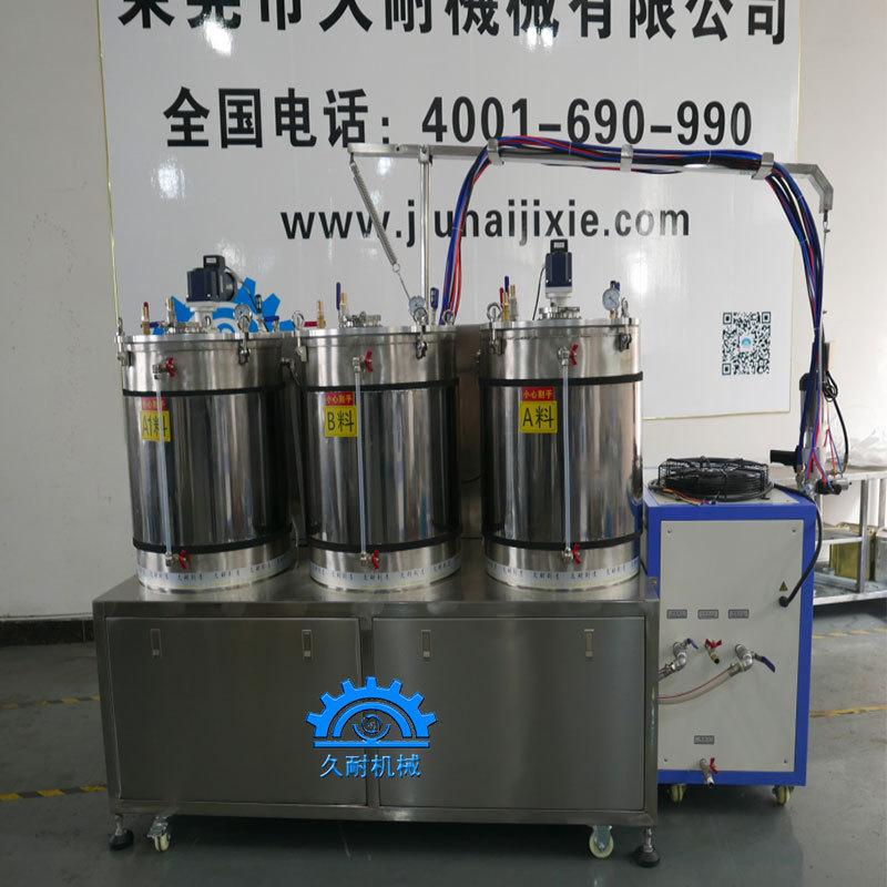 久耐机械直销 高温耐磨PU弹性体浇注设备