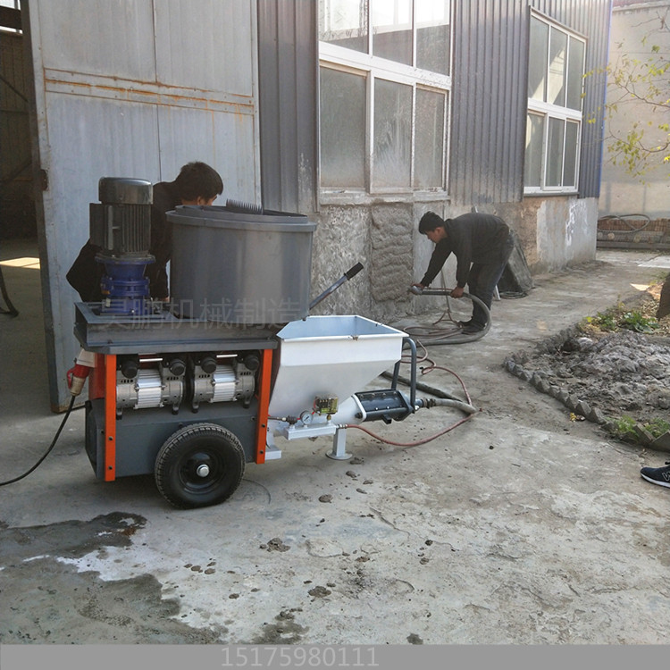 粉刷喷涂机在建筑工地的使用效果