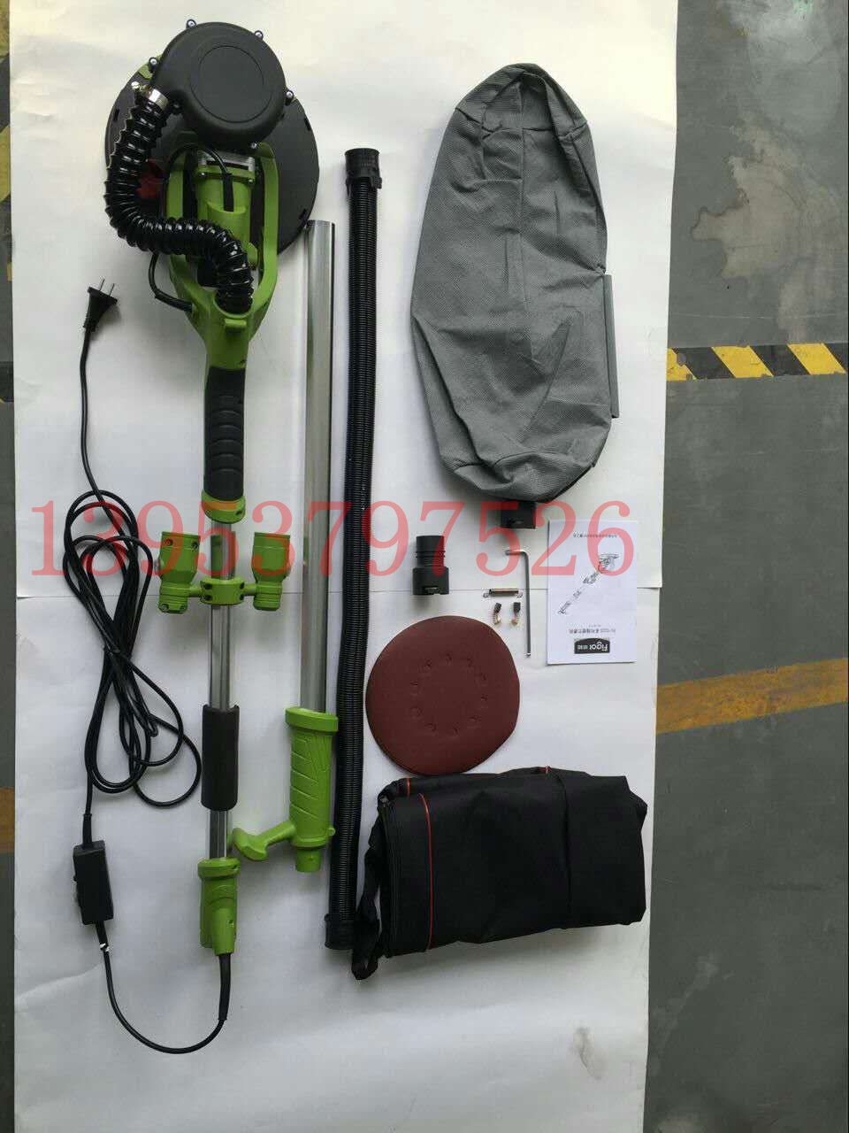 长杆打磨机墙面无尘砂纸机腻子墙壁砂磨机